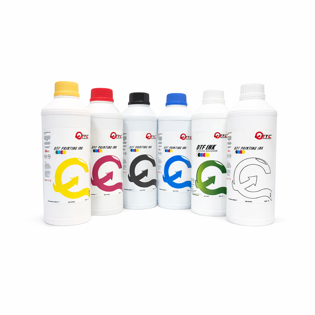 Premium DTF Printing Ink (1 Liter) – Pigment Ink for Direct to Film Transfer Printers