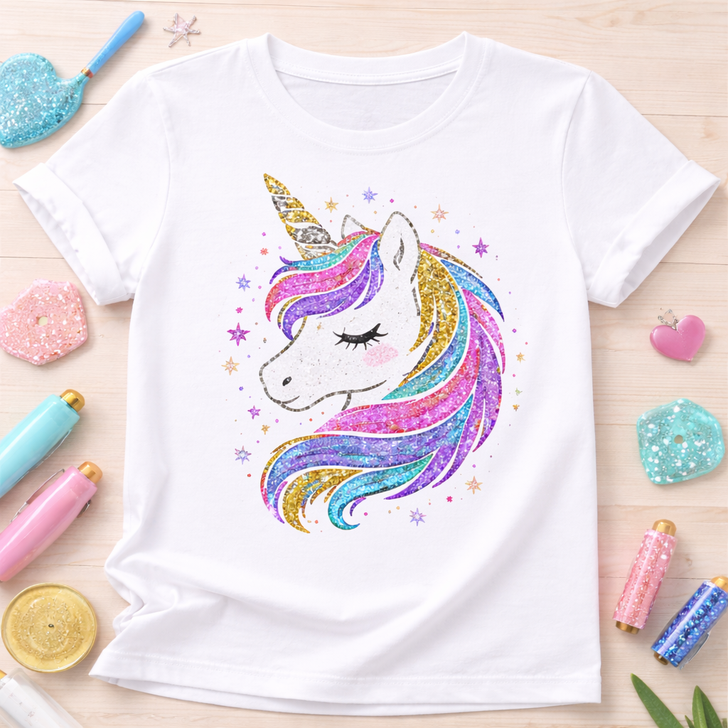 Rainbow White Printable Vinyl